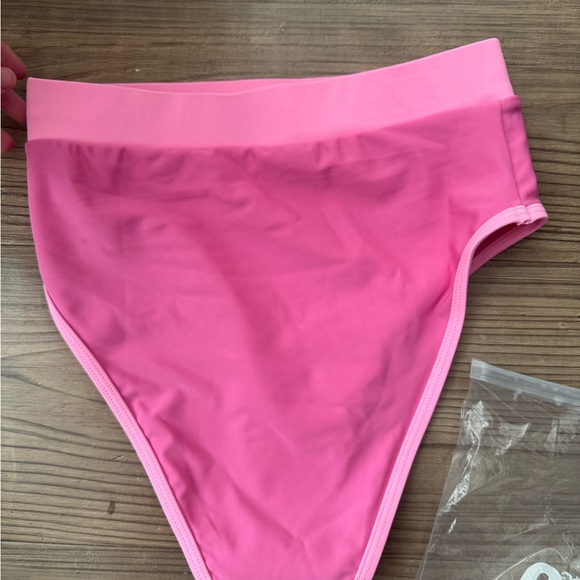 93 Play Street Women's Pink Bikini Bottoms - Picture 2 of 4